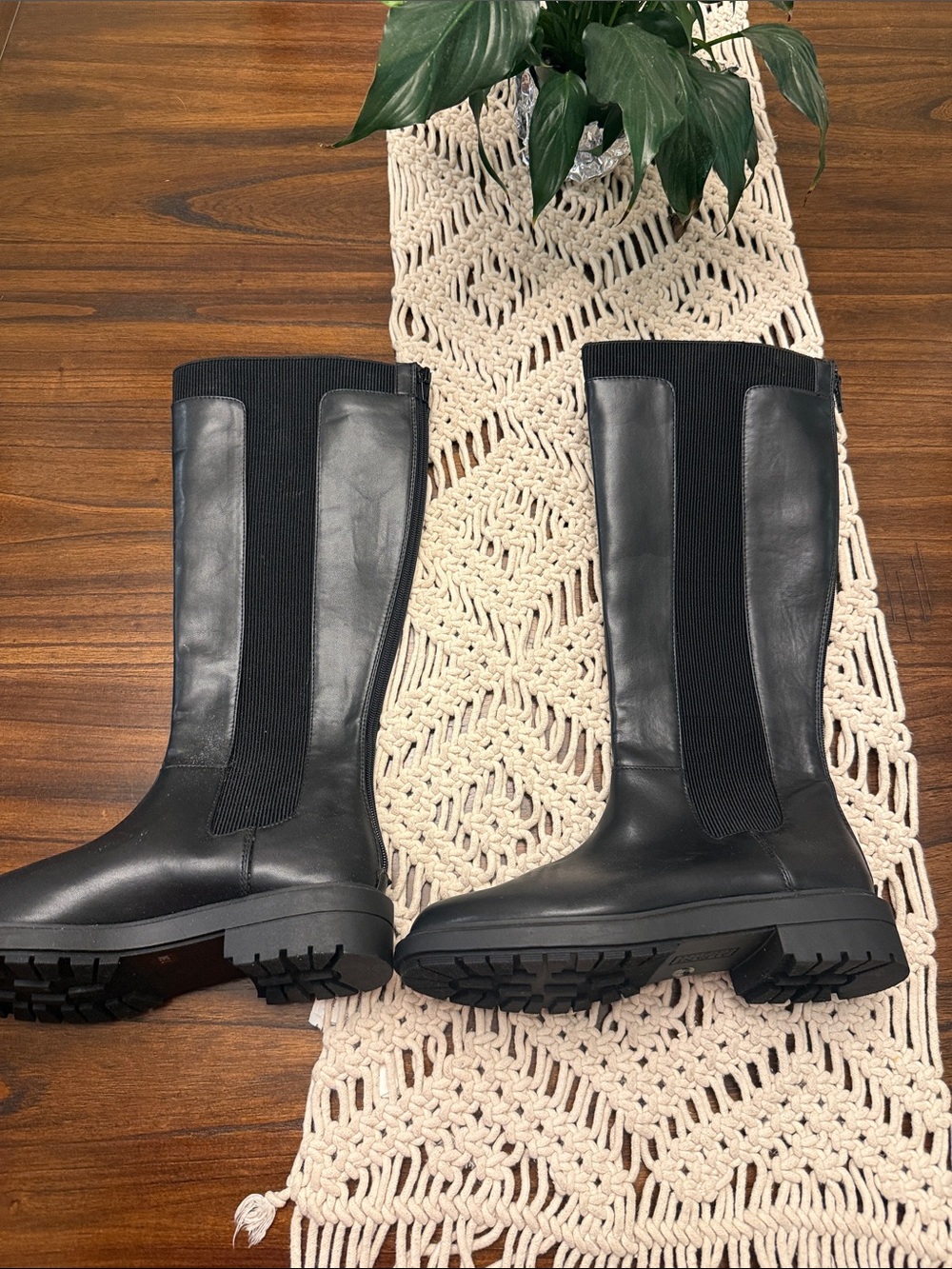 Alfani Black Over-the-Knee Chelsea Boots
